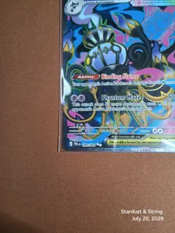 Pokemon Mega Chandelure ex 099/084 Ultra Rare Pitch Black Full Art Holo Card NM - Image 5