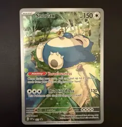 Pokemon TCG Snorlax 051 SV Scarlet & Violet 151 Promo Card - Image 1