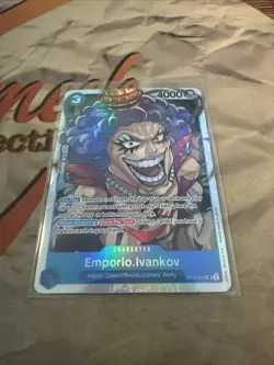 Bandai One Piece Card Game Emporio Ivankov ST12-010 Special Holo Eng 4000 - Image 1