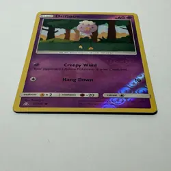 Pokemon Drifloon 51/156 Reverse Holo Ultra Prism Card Asako Ito Crochet Yarn Art - Image 2
