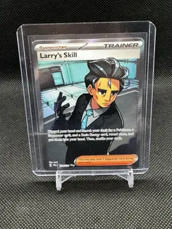 Pokemon TCG Larry's Skill 139/131 Prismatic Evolutions Holo Card - Image 1