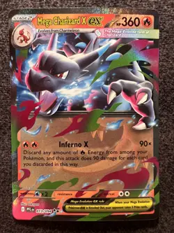 Mega Charizard X ex 013/094 Double Rare Pokemon Card NM - Image 1
