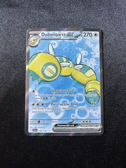 🔥Pokemon TCG Dudunsparce Ex 178/159 Full Art Holo Card English NM+🔥 - Image 1