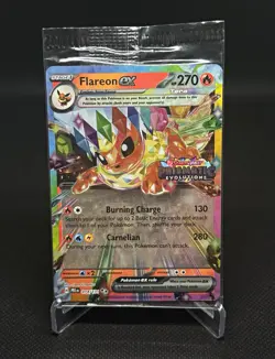Pokemon TCG SEALED Flareon ex 026/131 Misc Cards & Products Promo Holo EN 270HP - Image 1