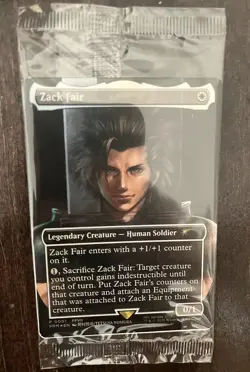 Unopened Zack Fair Magic the Gathering MTG Promo Card FF7 Rebirth Switch 2 Bonus - Image 1
