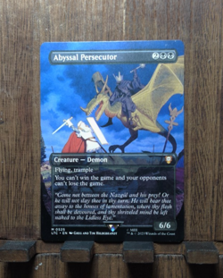 MTG🎇 - Abyssal Persecutor THE LORD OF THE RINGS Hildebrandt Ill - Pack FRESH ❤ - Image 1
