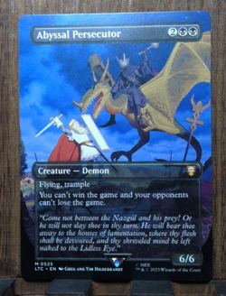 MTG🎇 - Abyssal Persecutor THE LORD OF THE RINGS Hildebrandt Ill - Pack FRESH ❤ - Image 2