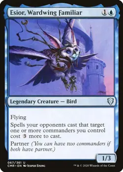 NM Foil - Esior, Wardwing Familiar [CMR - 67] Commander Legends - Image 1