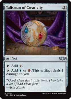 MTG ~ Talisman of Creativity ~ Commander: Tarkir: Dragonstorm ~ NM - Image 1
