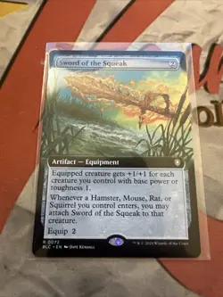 MTG - Sword of the Squeak (Extended Art) - Commander: Bloomburrow (BLC) 0072 - Image 1