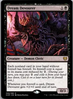 Dream Devourer 90 Rare Kaldheim Magic: The Gathering Lightly Played - Image 1
