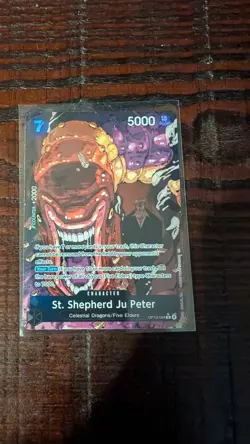 St. Shepherd Ju Peter (Alternate Art) OP13-084 Carrying On His Will Foil - Image 1