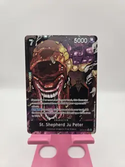 St. Shepherd Ju Peter (Alternate Art) OP13-084 Carrying On His Will Foil - Image 1