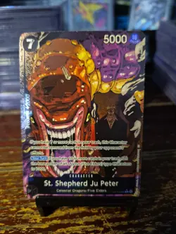 St. Shepherd Ju Peter (Alternate Art) OP13-084 Carrying On His Will Foil English - Image 1