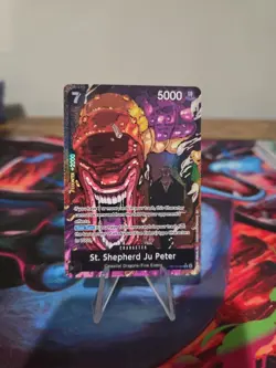 St. Shepherd Ju Peter (Alternate Art) OP13-084 Carrying On His Will Foil - Image 1