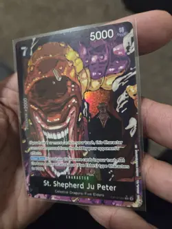 St. Shepherd Ju Peter (Alternate Art) OP13-084 Carrying On His Will Foil - Image 1