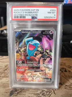 Pokemon Card Rocket's Wobbuffet Graded Slab - Image 1