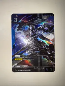 Gundam Card Game Gundam Delta Plus GD01-006 R+ Foil English AA Alt Art CCG TCG - Image 1