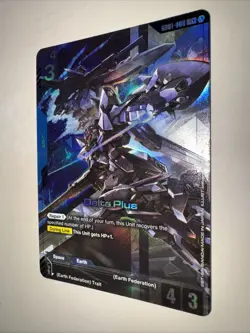Gundam Card Game Gundam Delta Plus GD01-006 R+ Foil English AA Alt Art CCG TCG - Image 3