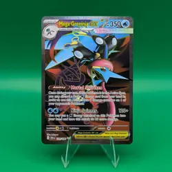 Pokemon TCG - Mega Greninja Ex 100/086 Secret Rare Chaos Rising - Image 1