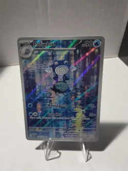 Pokemon TCG Poliwhirl Full Art 176/165 151 Card NM/M Condition - Image 1