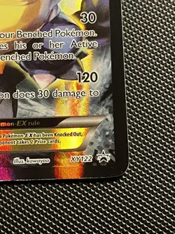 Blastoise EX XY122 Black Star Promo Full Art Holo Rare 2016 Pokemon Card NM/LP - Image 4