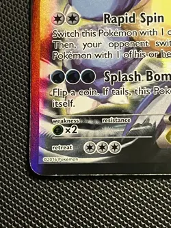 Blastoise EX XY122 Black Star Promo Full Art Holo Rare 2016 Pokemon Card NM/LP - Image 5