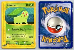 CHIKORITA 99/165 C EXPEDITION BASE SET POKEMON DMG TANAKA - Image 3