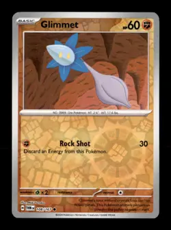 Glimmet 108/167 Common Twilight Masquerade Pokemon Reverse Holo Near Mint - Image 1
