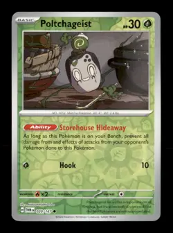 Poltchageist 020/167 Common Twilight Masquerade Pokemon Reverse Holo Near Mint - Image 1