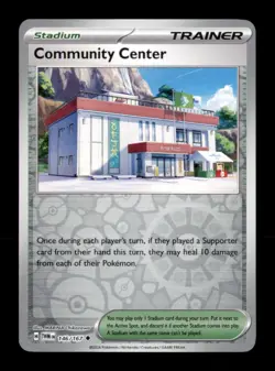 Community Center 146/167 Uncommon Twilight Masquerade Pokemon Reverse Holo NM - Image 1