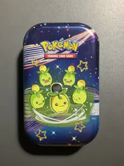 EMPTY Smoliv Pokemon Paldean Fates Mini Tin - Image 1