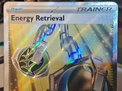 Pokemon TCG Energy Retrieval 108/086 Chaos Rising Ultra Rare Holo Full Art - Image 2