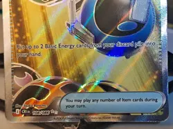 Pokemon TCG Energy Retrieval 108/086 Chaos Rising Ultra Rare Holo Full Art - Image 4