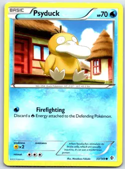 Psyduck 33/149 Common Boundaries Crossed Pokemon MP Fukuda - Image 1