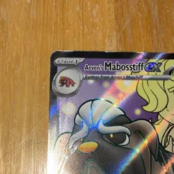 Pokemon TCG Arven's Mabosstiff ex 218/182 SV10 Ultra Rare Holo Eng 270HP - Image 3