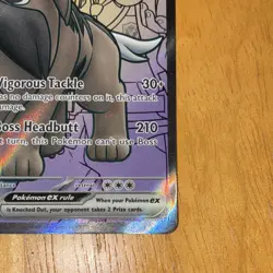 Pokemon TCG Arven's Mabosstiff ex 218/182 SV10 Ultra Rare Holo Eng 270HP - Image 5