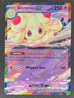 Pokemon Alcremie ex 075/159 JTG Journey Together NM - Image 1