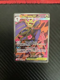 Mega Dragalge ex 104/086 Ultra Rare ME04: Chaos Rising Pokemon Near Mint - Image 1