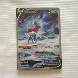 Pokemon Suicune V GG38/GG70 Crown Zenith Galarian Gallery Ultra Rare Holo - Image 1
