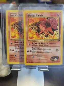 Pokemon TCG BROCK'S VULPIX (#37/132) Gym Challenge Vtg 2000 NM - Image 5