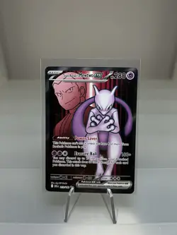 Team Rocket’s Mewtwo EX Pokemon Trading Card Game Holo Rare 213/182 NM - Image 1