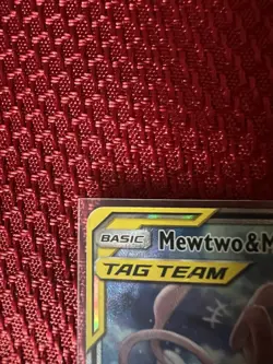 Mewtwo & Mew GX SM191 TAG TEAM Promo Holo English Pokemon - Image 2