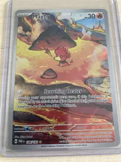 Magby 186/182 Illustration Rare Pokemon Paradox Rift - Image 2