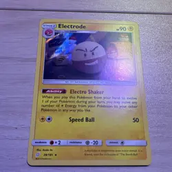 Pokemon TCG Electrode 39/181 SM-Team Up Holo #20 - Image 2