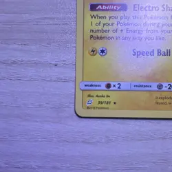 Pokemon TCG Electrode 39/181 SM-Team Up Holo #20 - Image 5