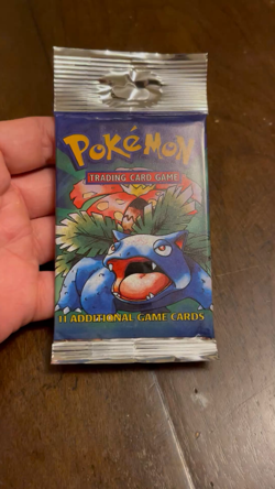 Pokemon Unlimited Base Set Long Crimp Booster Pack - Venusaur Art - Image 2