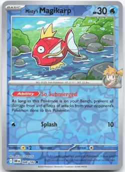 MISTY'S MAGIKARP 048/182 Destined Rivals Pokemon Reverse Holo Common Near Mint - Image 1