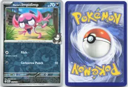 MARNIE'S IMPIDIMP 134/182 Destined Rivals Pokemon Reverse Holo Common Near Mint - Image 3