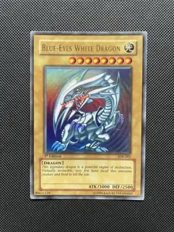 Yugioh Blue Eyes White Dragon SDK-001 1st Edition Ultra Rare Asian English MP - Image 1